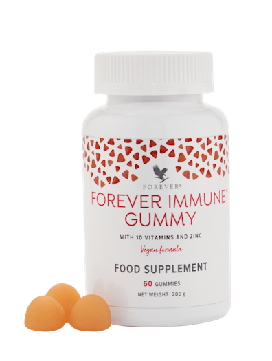 Wegańskie żelki multiwitaminowe z cynkiem.