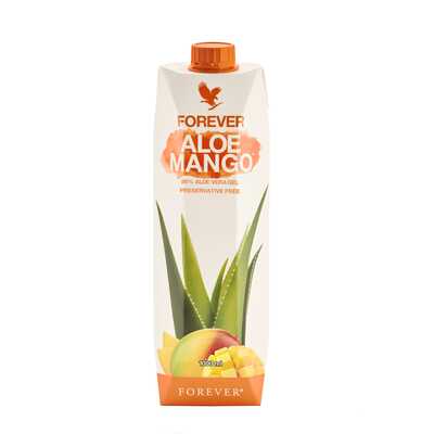 Forever Aloe Mango. Nektar z miąższem z wnętrza liści aloesu o smaku mango (736)