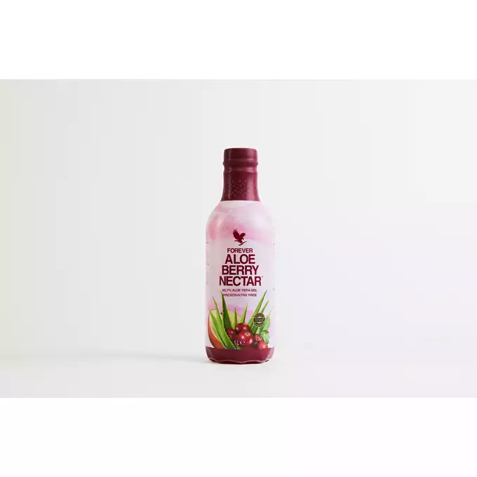 Forever Aloe Berry Nectar™. Nektar z miąższem z liści aloesu o smaku jabłkowo-żurawinowym wzbogacony witaminą C (834)