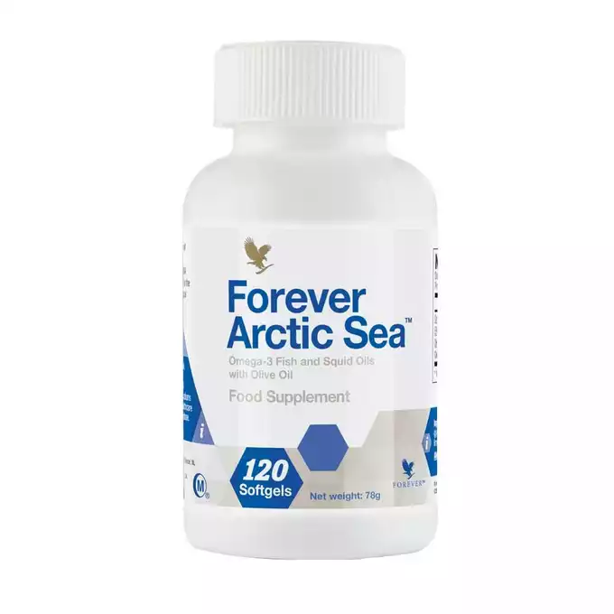 Forever Arctic Sea™. Kwasy tłuszczowe Omega-3 z olejem z ryb i kalmarów oraz oliwa z oliwek (376|456)